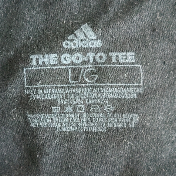Adidas the Go-to tee, size large, in black - Picture 4 of 5